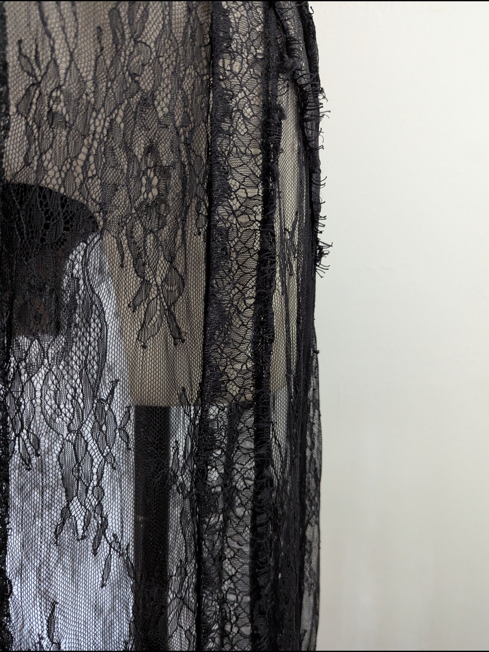 Free People Black Sheer Lace Maxi Dress - Picture 3 of 5